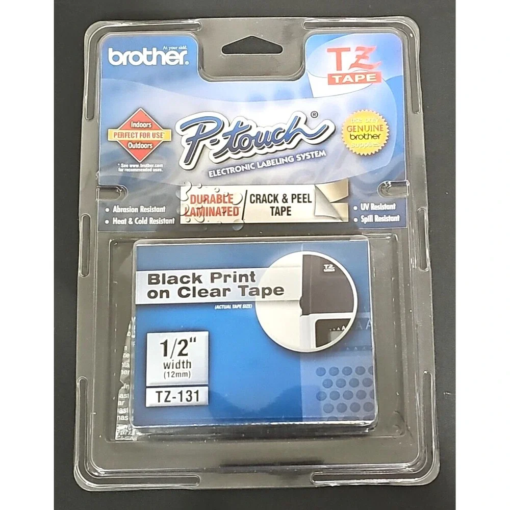Genuine Brother P-Touch TZ-Tape TZ-2312PK 1-Tape Value Pack NEW!